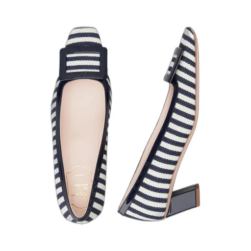 Belle Vivier Pumps In Canvas