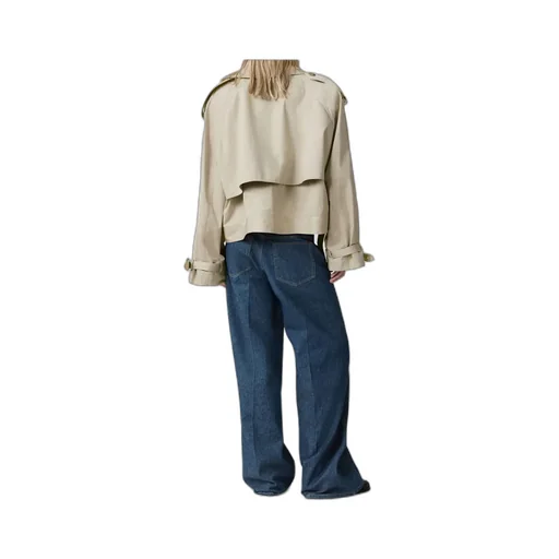 Stella Mccartney Cropped Belt Detail Trench Jacket
