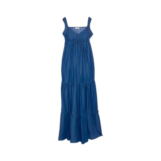 Liu Jo Sleeveless Pleated Midi Dress