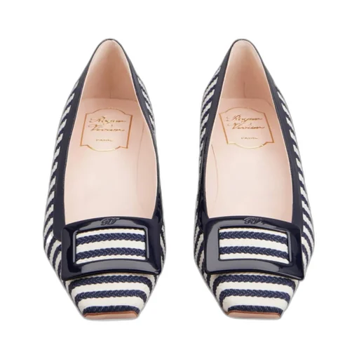 Belle Vivier Pumps In Canvas