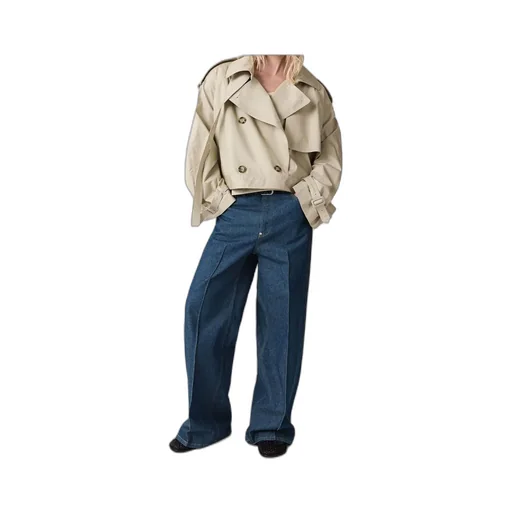Stella Mccartney Cropped Belt Detail Trench Jacket