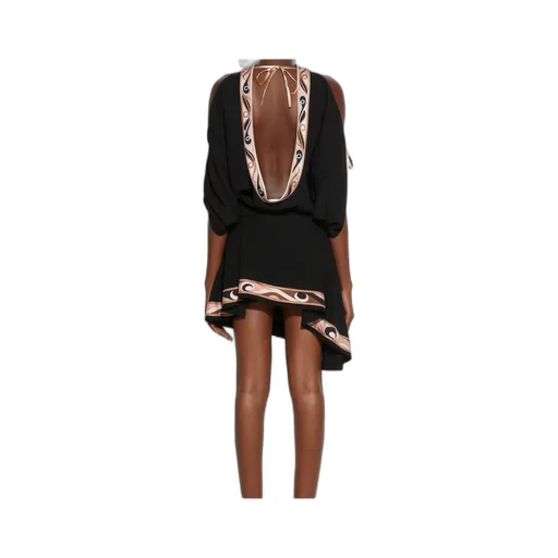 Pucci Pattern-Printed Cape Blouse