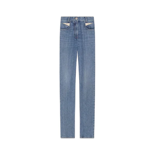 Slim Fit Jeans In Denim With Yoke