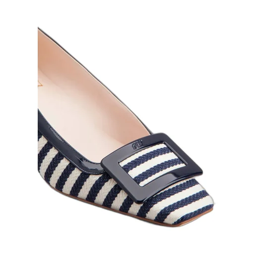 Belle Vivier Pumps In Canvas