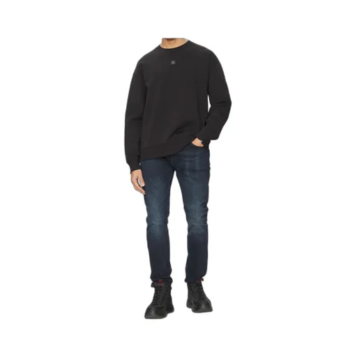 Hugo Boss Logo Patch Crewneck Sweatshirt