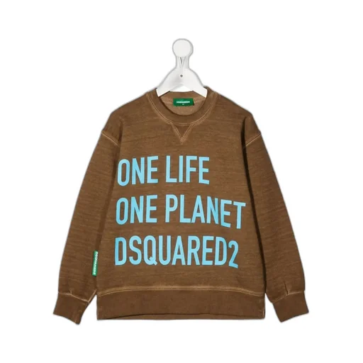 Dsquared2 Kids Logo Printed Crewneck Sweatshirt