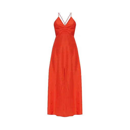 Satin Maxi Dress