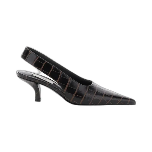 Totme Classic Embossed Slingback Pumps