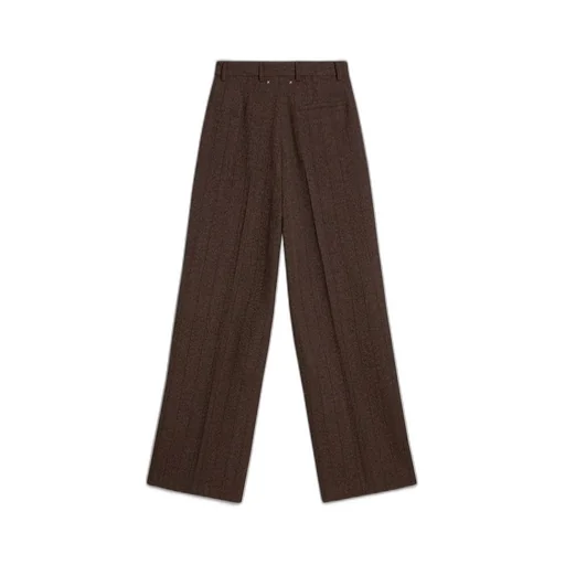 Pinstripe Virgin-Wool Trousers