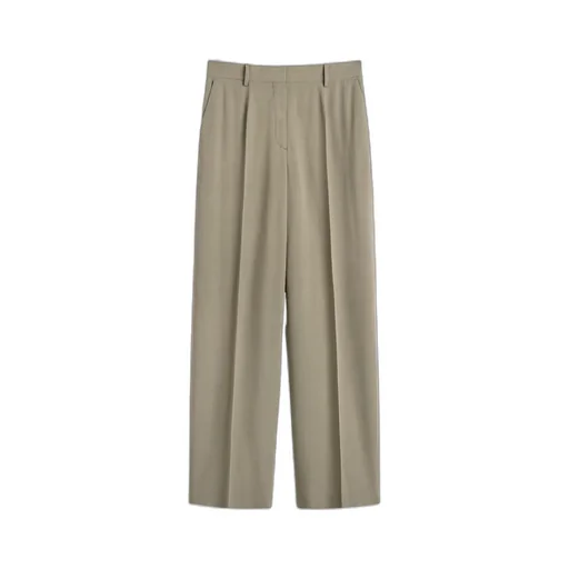 Zip-Fly Palazzo Pants