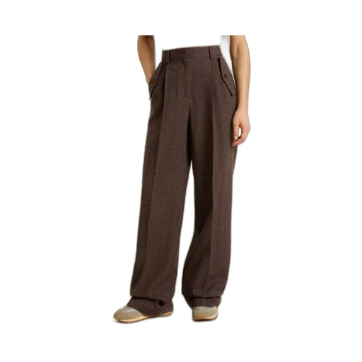 Pinstripe Virgin-Wool Trousers