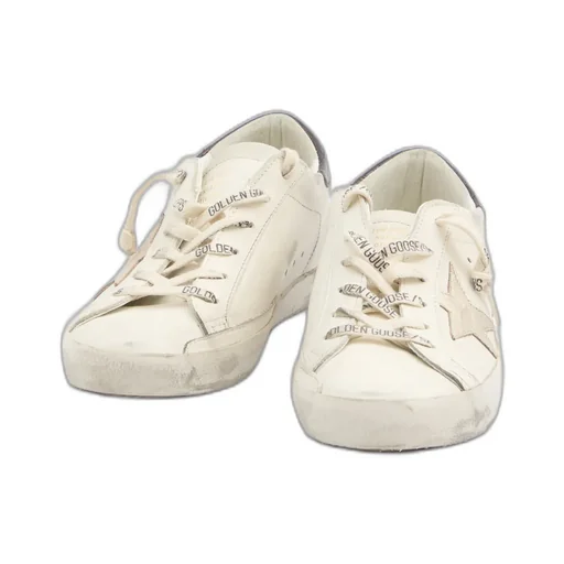 Super-Star Crocodile-Effect Sneakers