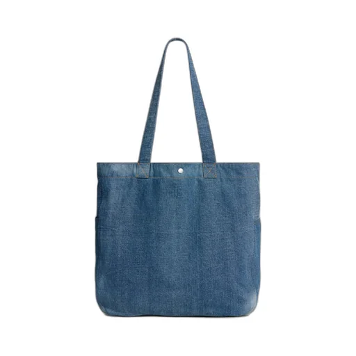 Large Cabas In Denim With Celine