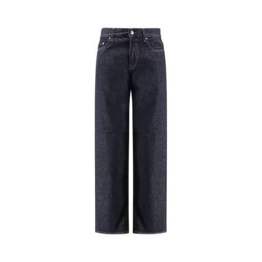 Totme Logo Patch Straight-Leg Jeans