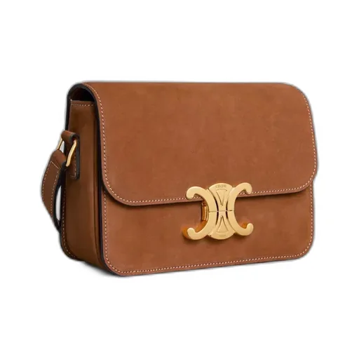 Teen Triomphe Bag In Nubuck Calfskin