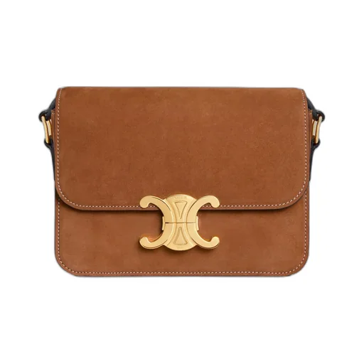 Teen Triomphe Bag In Nubuck Calfskin