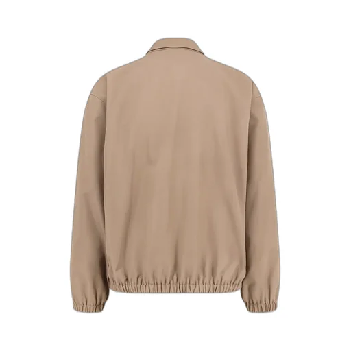 Blouson In Cotton And Wool Gabardine