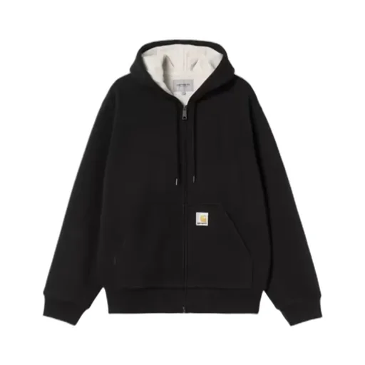 Carhartt Wip Logo Patch Zipped Hoodie