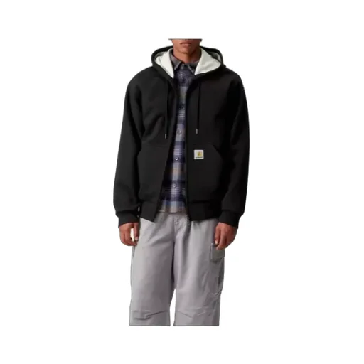 Carhartt Wip Logo Patch Zipped Hoodie