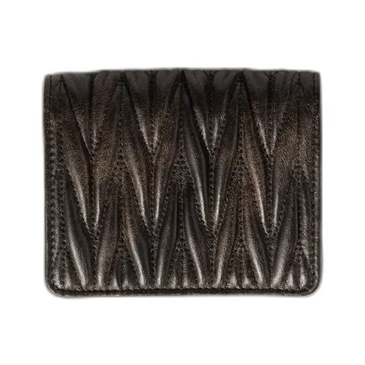 Small Matelassé Nappa Leather Wallet