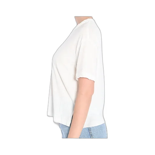 James Perse Cropped Crew-Neck Top