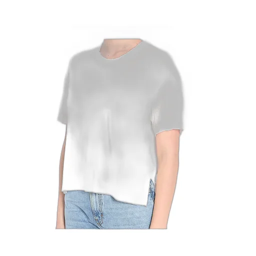 James Perse Cropped Crew-Neck Top