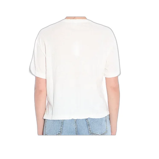 James Perse Cropped Crew-Neck Top