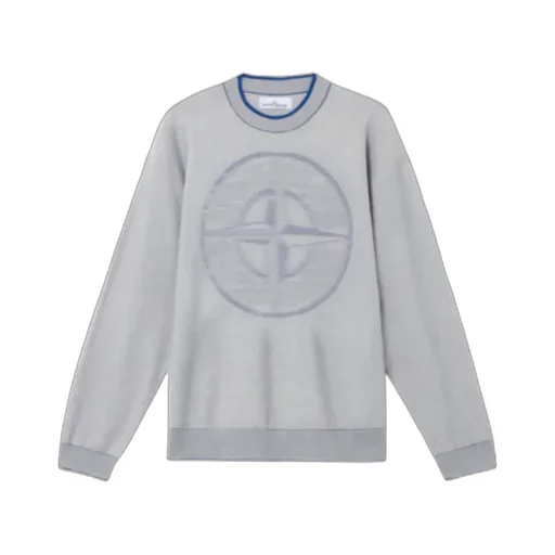 Stone Island Compass-Motif Crewneck Jumper