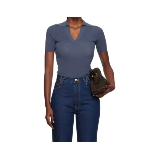 Orb Embroidered Knit Top