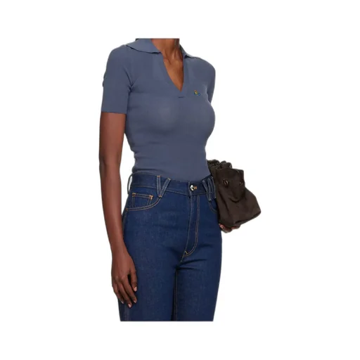 Orb Embroidered Knit Top