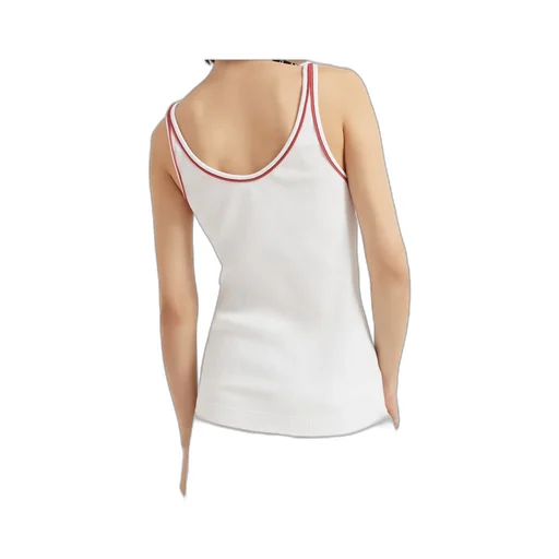 Brunello Cucinelli Piped-Trim Ribbed Tank Top