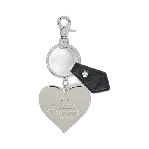 Mirror Heart Orb Keychain