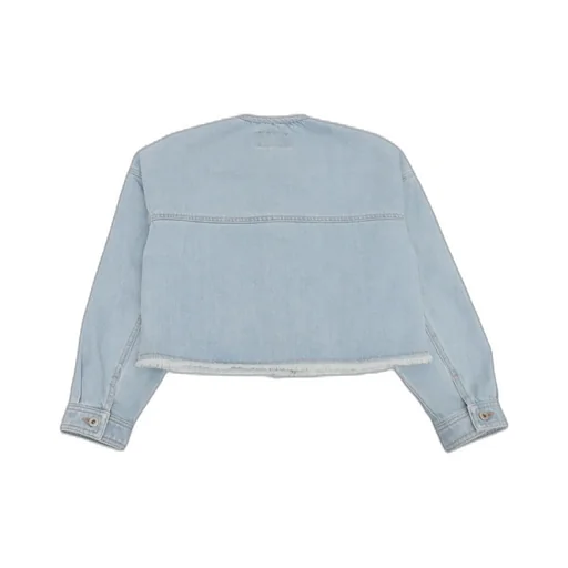 Logo-Embroidered Denim Jacket