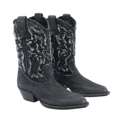 Vic Matie Distressed Western Boots