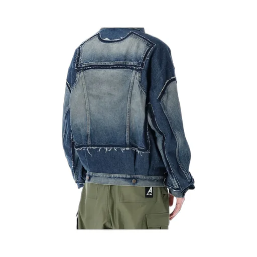 Junya Watanabe Raw-Cut Edge Denim Jacket