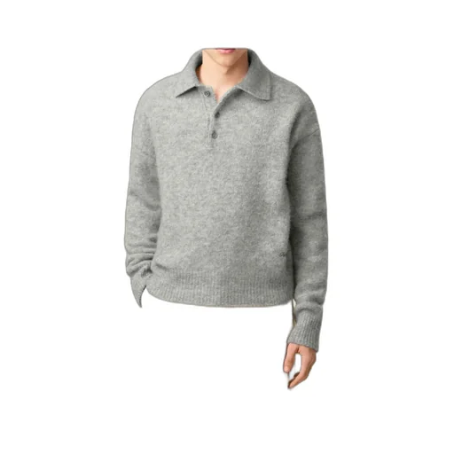 Lapel Long-Sleeved Sweater
