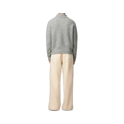 Lapel Long-Sleeved Sweater