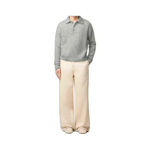 Lapel Long-Sleeved Sweater