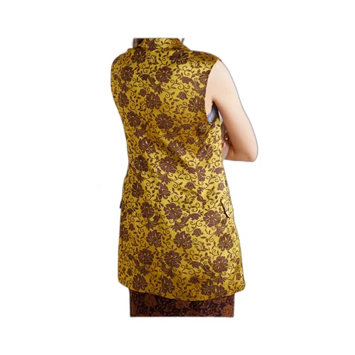Asymmetrical Jacquard Vest
