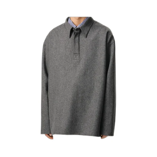 Ami Paris Long-Sleeved Polo Shirt
