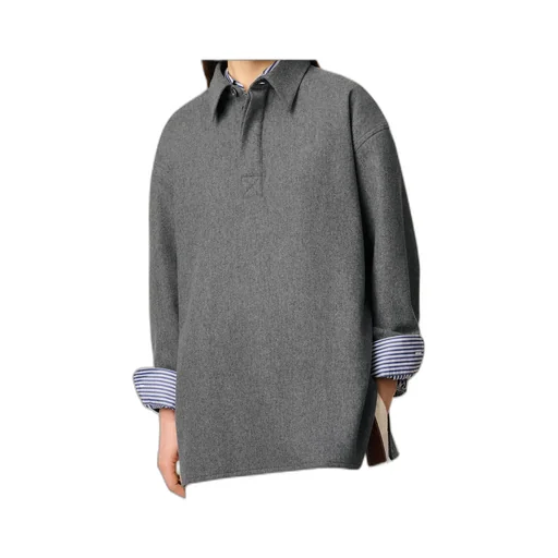 Ami Paris Long-Sleeved Polo Shirt