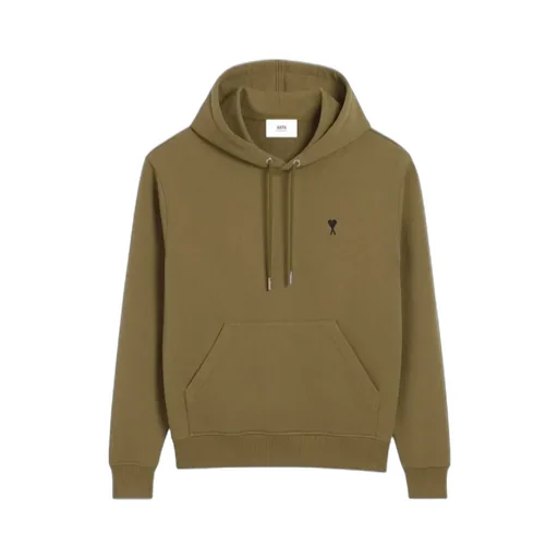 Ami Paris Ami De Coeur Drawstring Hoodie