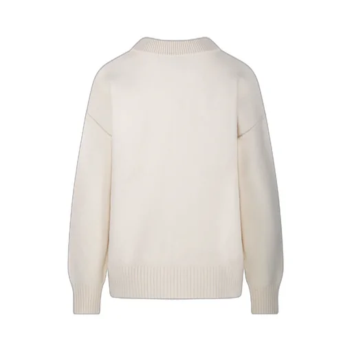 Ami Paris Ami De Coeur V-Neck Cardigan