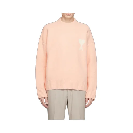 Ami Paris Ami De Coeur Crewneck Knitted Jumper