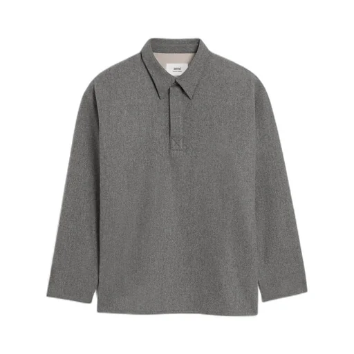 Ami Paris Long-Sleeved Polo Shirt