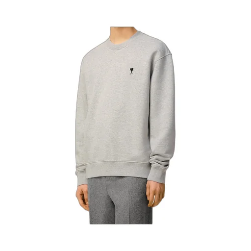 Ami Paris Logo Embroidered Crewneck Sweatshirt