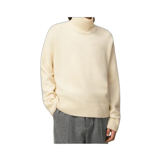 Wool And Cashmere Funnel Neck Sweater