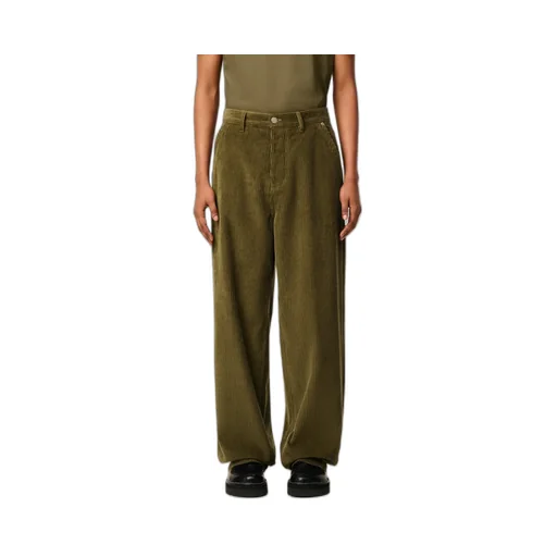 Ami Paris Wide-Leg Corduroy Trousers