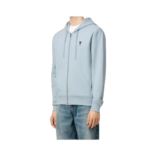 Ami Paris Zipped Ami De Coeur Hoodie