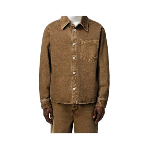 Ami Long-Sleeved Curved Hem Shirt